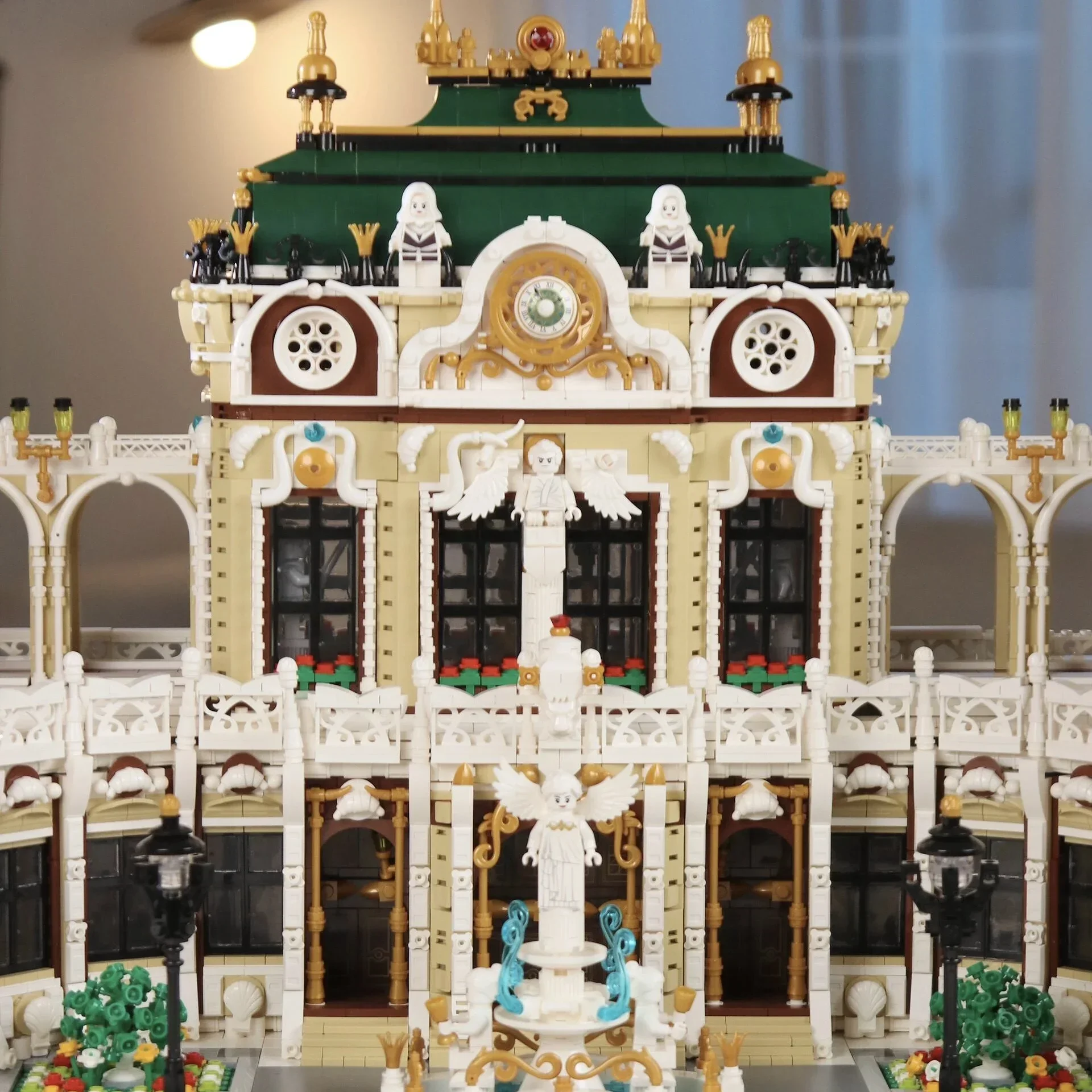 11930 sztuk MOC klocki słynna architektura świata wielki pałac Model bloki zabawki DIY cegły zabawki dla chłopców dziewcząt prezent