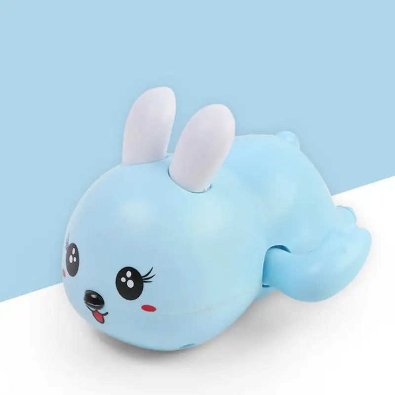 Jouet de baignoire lapin mignon pour enfants, HOToys pour enfants, horloge d'eau, jouets interactifs d'animaux pour la piscine, développer de bonnes habitudes de bain