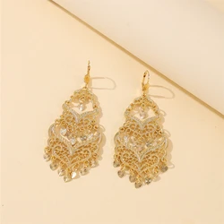 Algeria Popular Ladies Tassel Earrings Ear Hook Design Of Ornate Earrings French Bride Ear Decorations