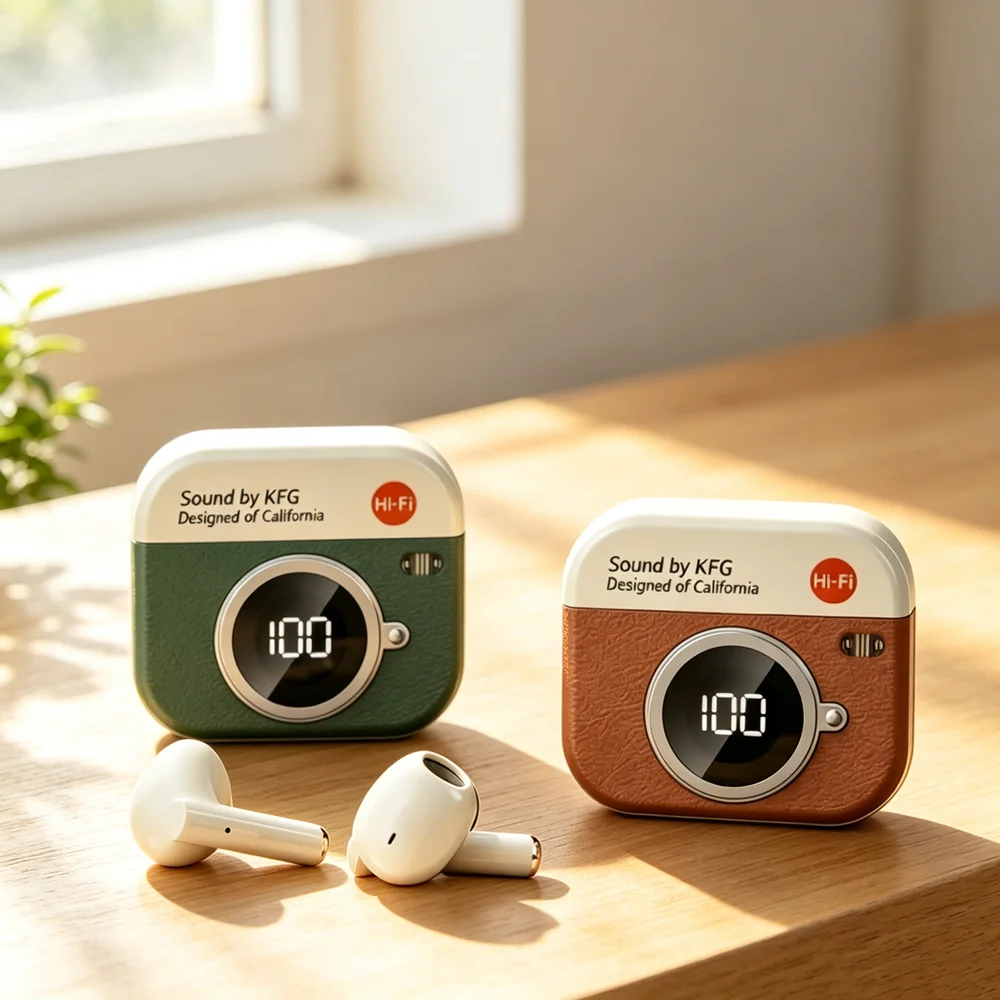 TWS Wireless Earbuds Bluetooth Headphones Weather-resistant Bluetooth Headsets Repel Moisture for Reliable Outdoor Performance