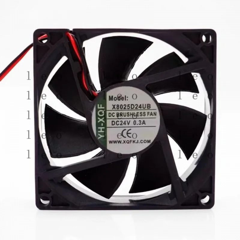 

AA for YH-XQF X8025D24UB 8025 DC24V 0.3A 8CM 2-wire Inverter Cooling Fan