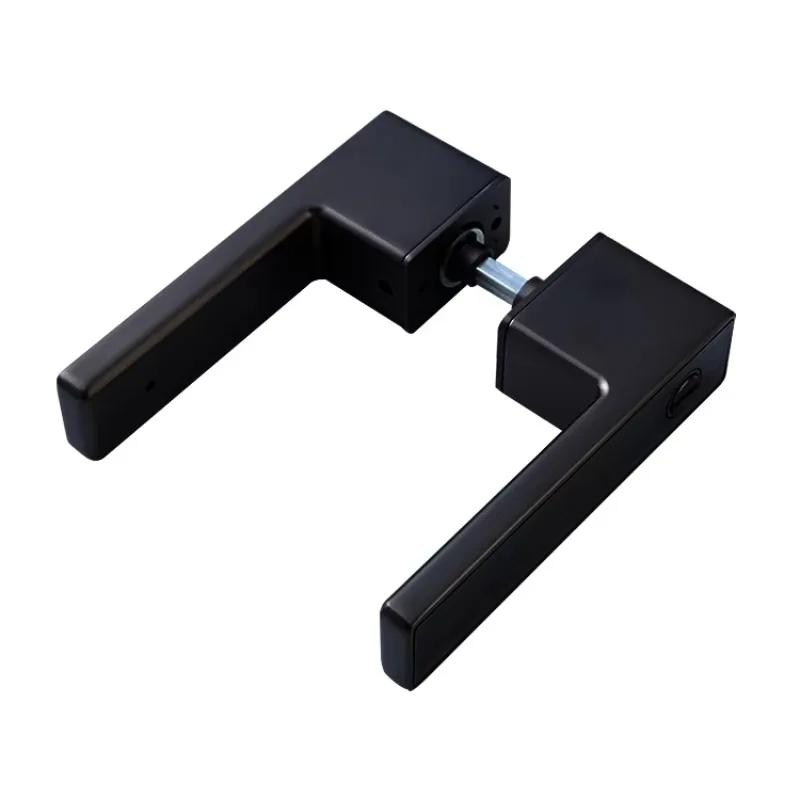 

Modern one-word silent door lock, Italian style magnetic door handle lock set
