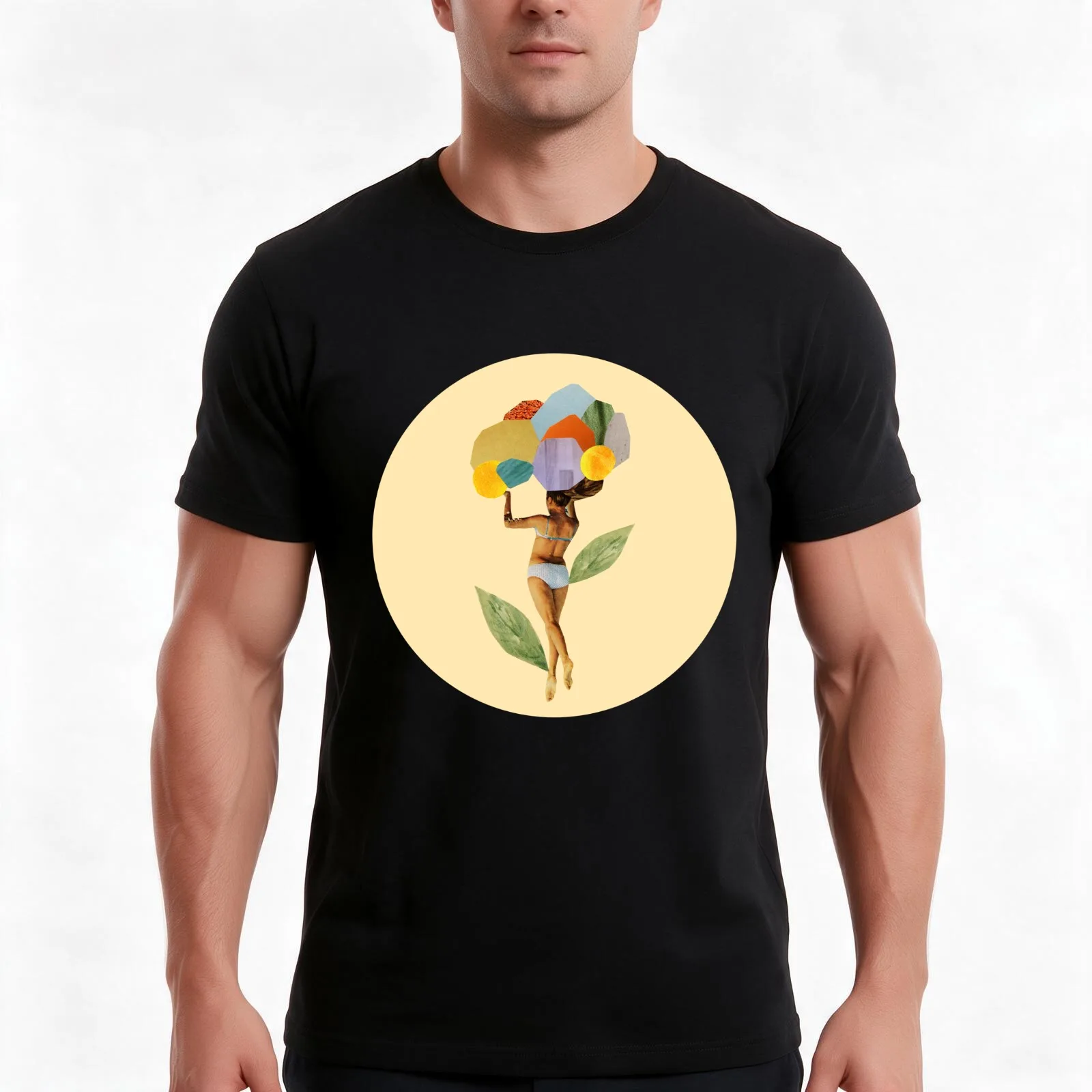 i walk out in the flowers and feel better T-Shirt, Summer Casual Cotton Tee, Oversized Streetwear Tops, Vintage Graphic Print