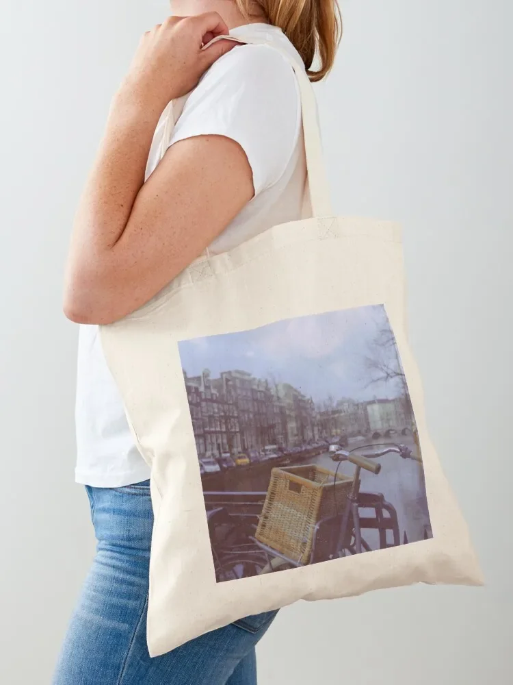 Dam Basket Bike Tote Bag Canvas stote bag the tote bag tote bags cloth bags