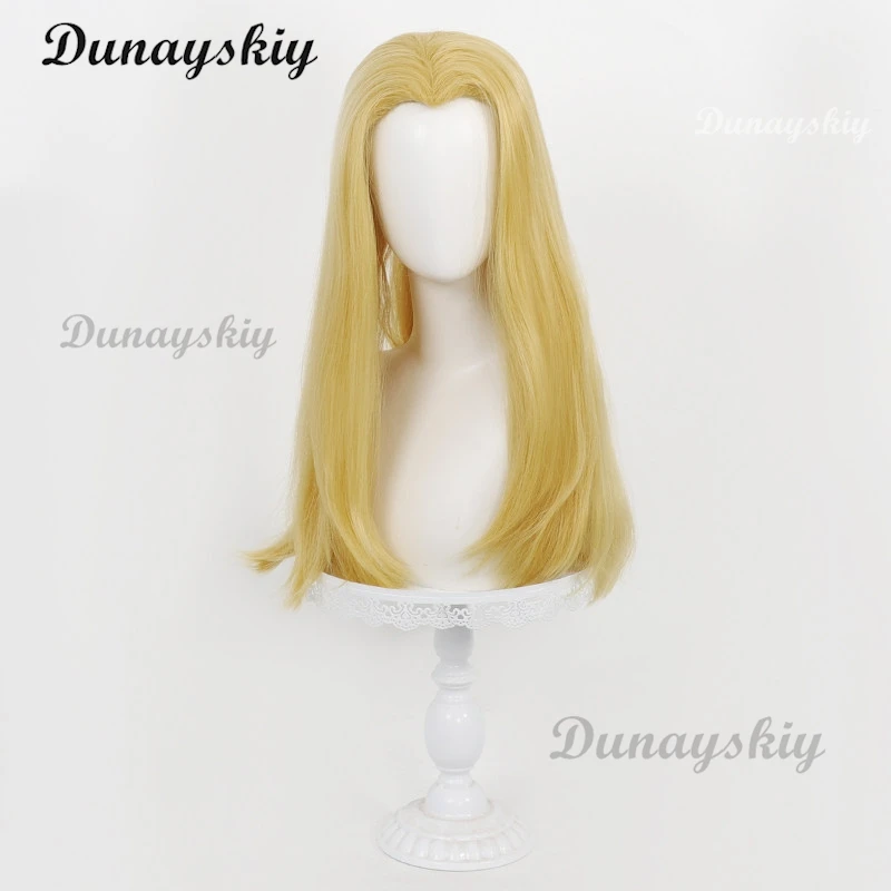 Eisen Cosplay Set Long Wig Axe Free Wig Cap Frieren Beyond Journey's End Heat Resistant Hair view 5