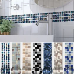 10X200cm Long Strip Wall Stickers Floor Kitchen Bathroom Living Room Skirting Line Wall Decor Waterproof Peel & Stick Wallpaper