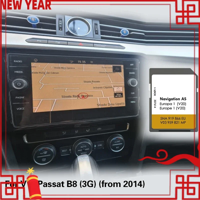 

for VW Passat B8 (3G) from 2014 Sat Nav 32GB Map Navigation Spain UK EU Poland Car SD Card