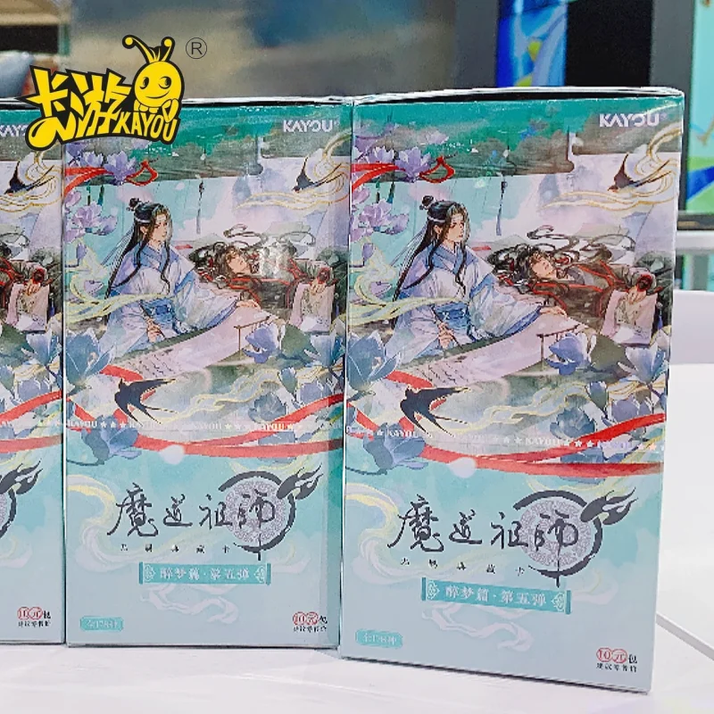 Genuine KAYOU Mo Dao Zu Shi Unfettered Collection Card Drunk Dream Chapter Vol.5  Lan Wangji Wei Wuxian Anime Collection Cards
