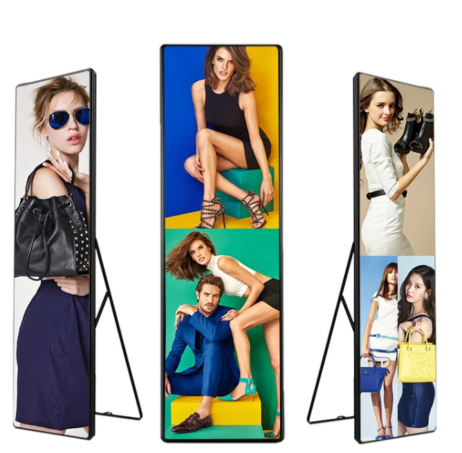 P2 Full Color Indoor Poster Led Advertising Screen Digital Signage Panel Display