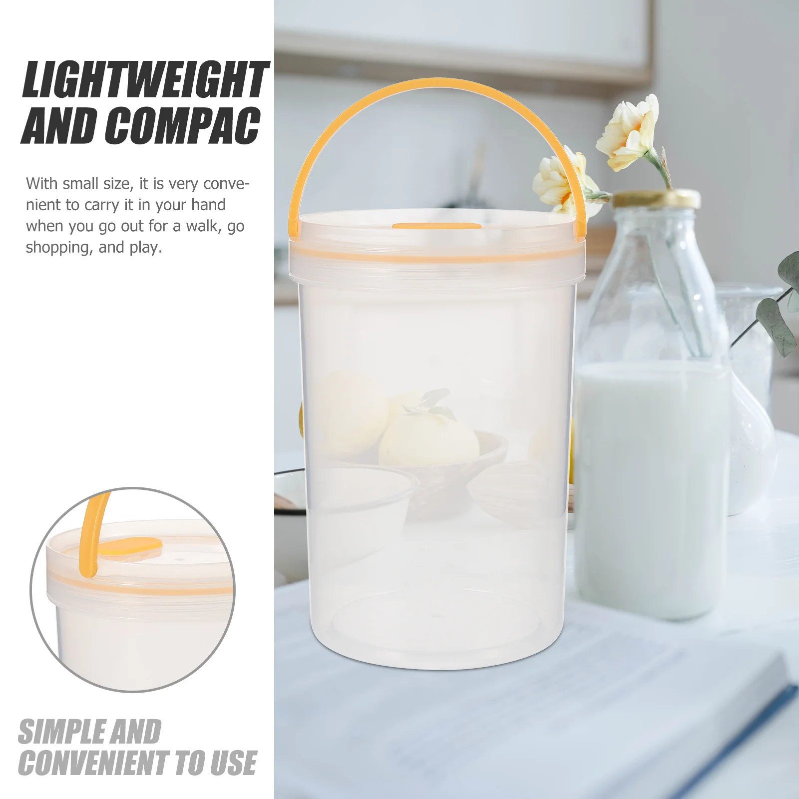 Baby Formula Storage Box Compact Portable Milk Powder Container Leak-Proof Infant Food Carrying Box For Travel Outdoor
