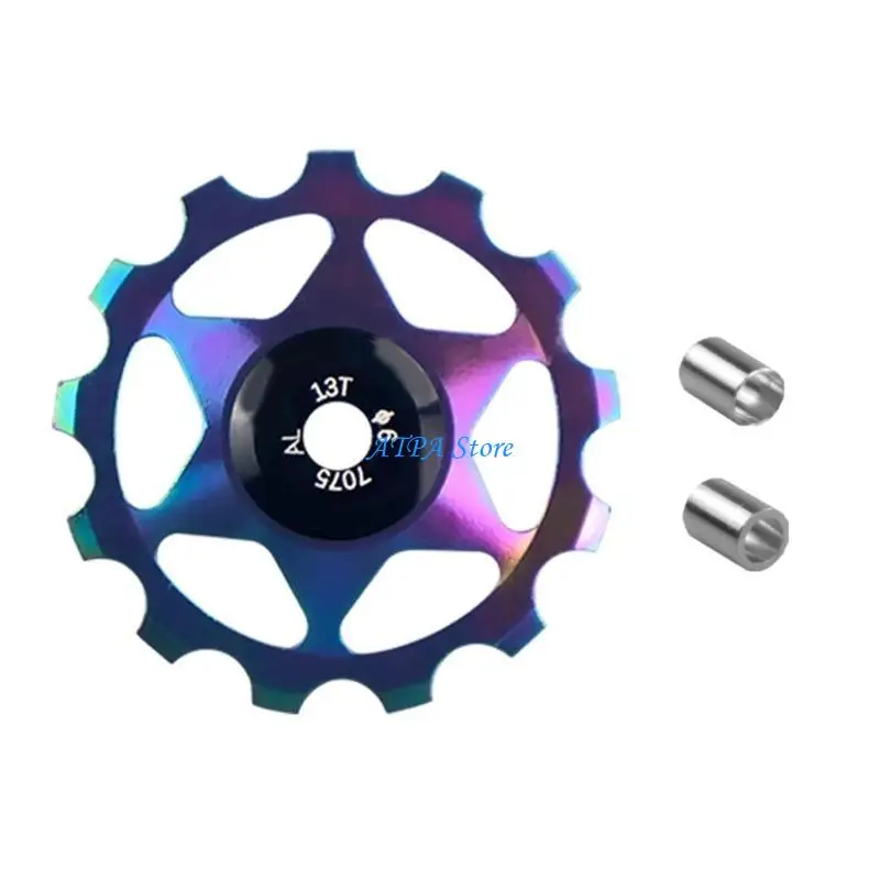 U13C 13T Bike Rear Derailleurs Jockeys Wheel Steel Bearing Pulleys Road Bike Guide Roller Bike Rear Guide Wheel