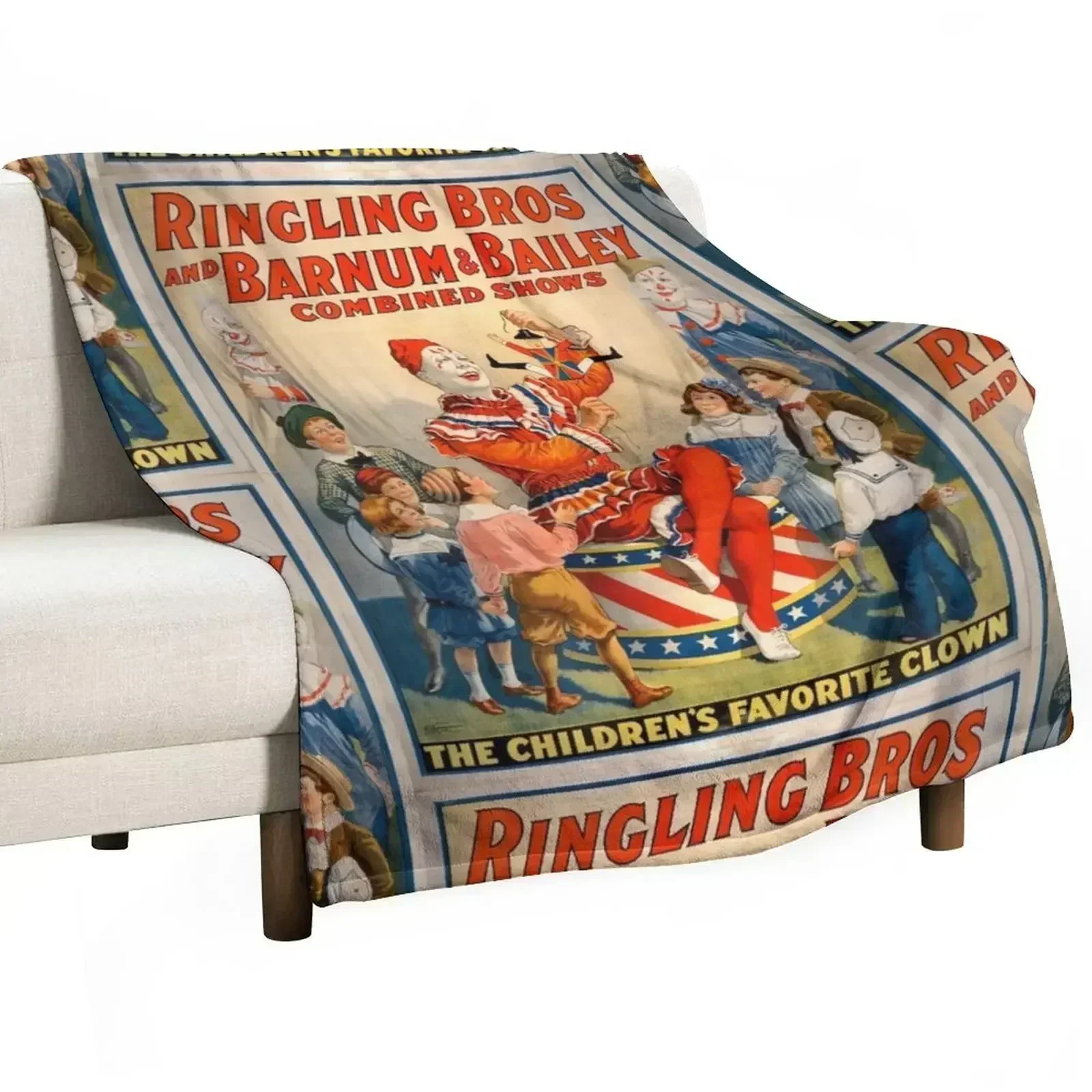 Memories of Clowns Throw Blanket Thin Baby Blankets Sofas Of Decoration heavy to sleep Comforter for sofa Blankets