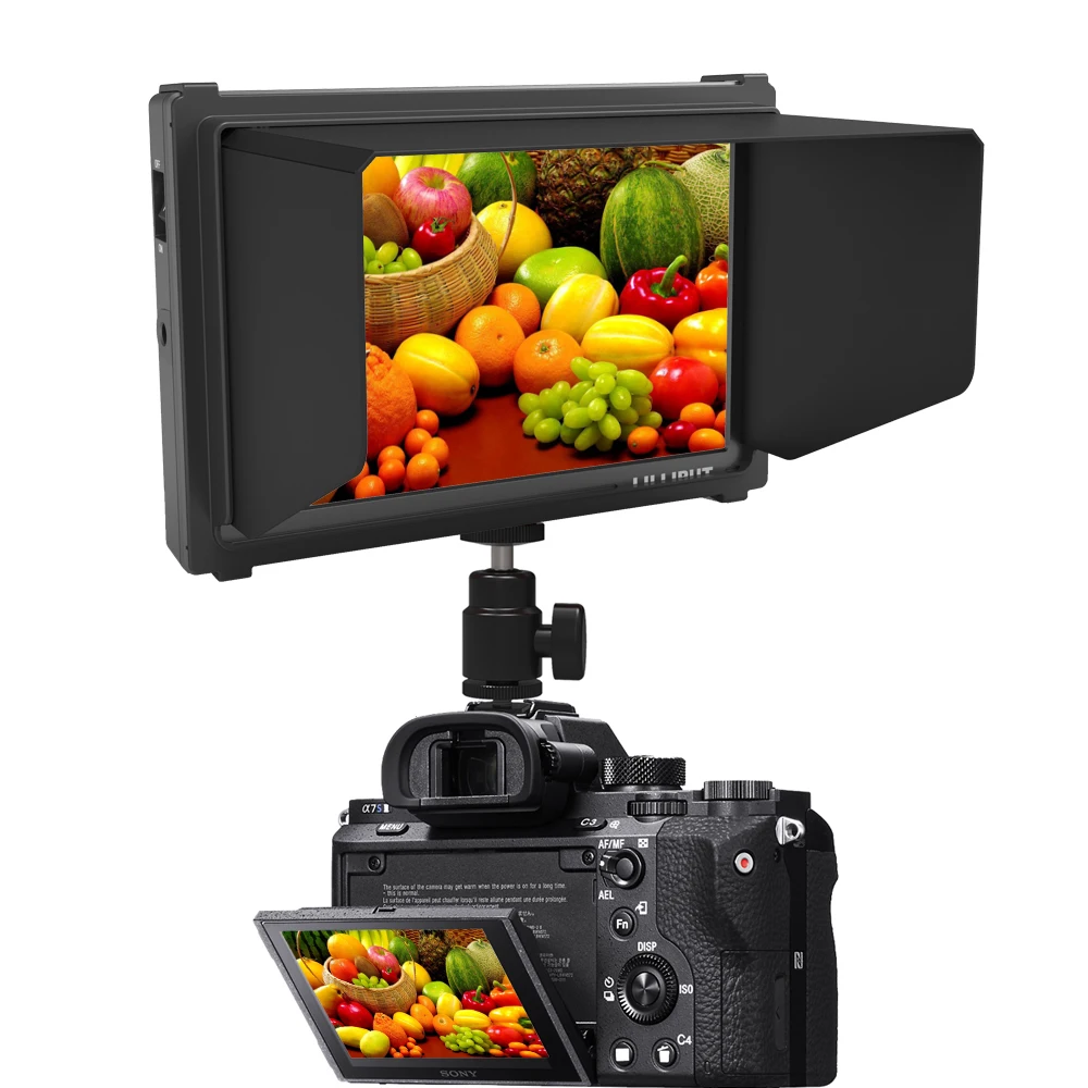 Lilliput FS7 7-calowy monitor polowy IPS 3G HD SDI DSLR do nagrywania wideo 4K z funkcją HDMI, False Color, Peaking, Level Meter, Nowy 4K