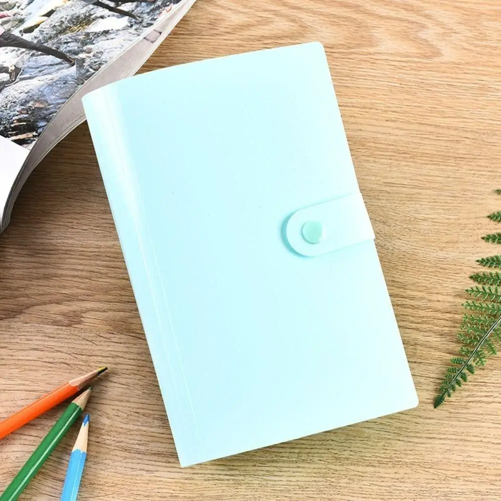 1Pcs Portable Money Album Practical Waterproof Bills Collection Book 120/240 Envelope Tear Resistant Budgeting Planner Book
