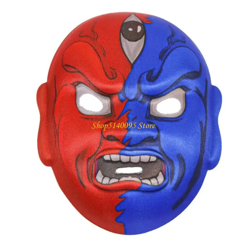 

DXAE Full Face Chinese Costumes Mask Plastic Face Cover Theater Performances Accessory