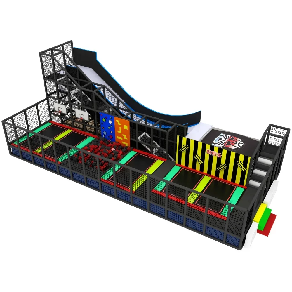 2026 Hot Sale Commercial Indoor Trampoline Park Screaming Slide for Kids and Adults