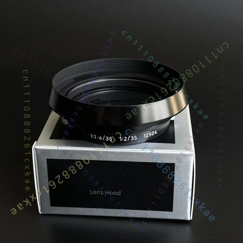 1pcs 12504 Lens Hood With UV Filter for Leica M 35mm F2 F1.4 Rangefinder Camera Lens Sun Shade Protective Accessory