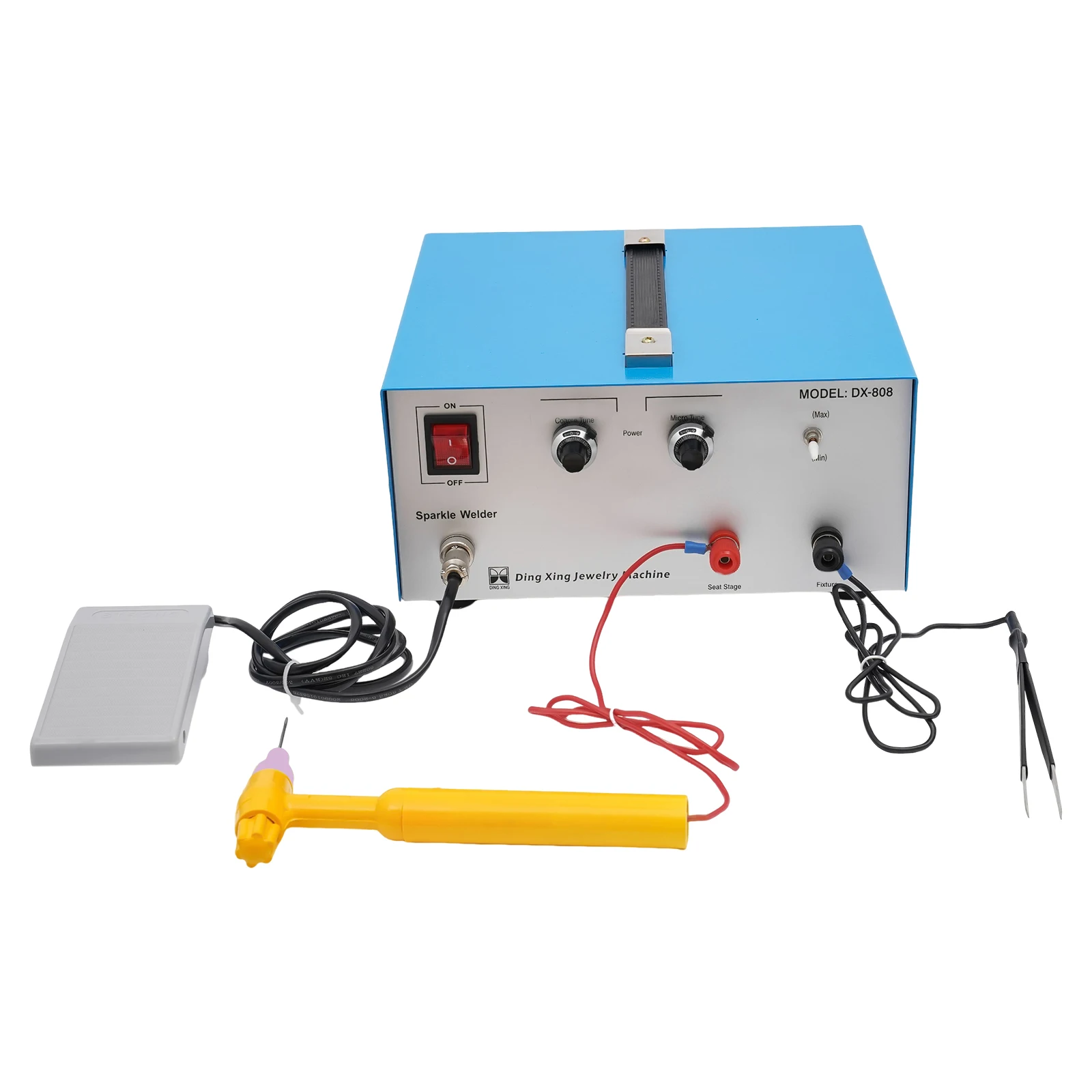 

Permanent Jewelry Welder, 110v Portable Welding Machine Spot w/Pedal Switch, Pulse Permanent Jewelry Welder Kit for Jewelry Gold