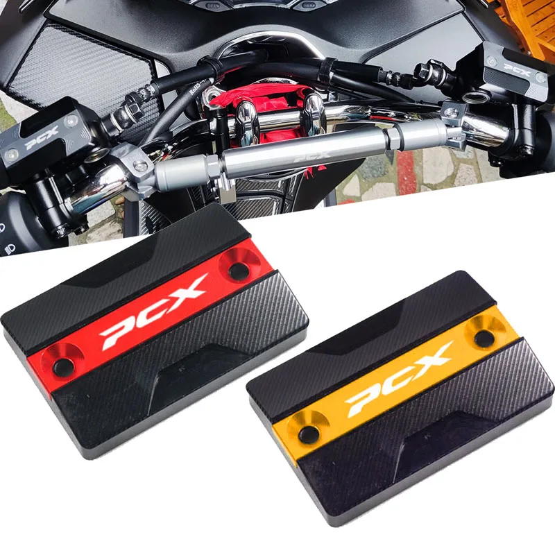 

Motorcycle CNC Front Brake Fluid Reservoir Oil Cup Cap Master Cylinder Cover Fit For PCX125 PCX150 PCX160 PCX 125 150 160