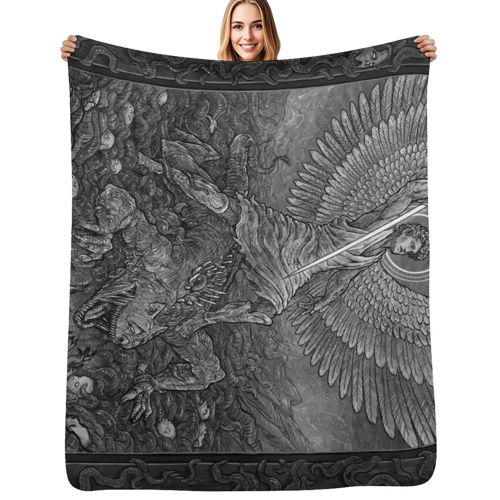 The Forgiveness of Jon Throw Blanket wednesday halloween Personalized Gift Decorative Throw Vintage Beach Blankets