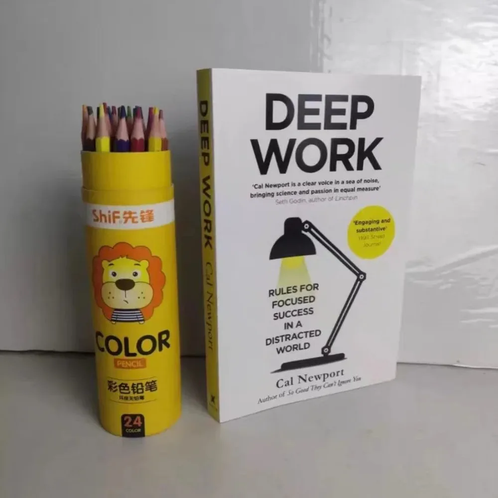 Deep Work English Book By Cal Newport Rules for Focused Success In A Distracted World Leadership & Motivation Books for Adult