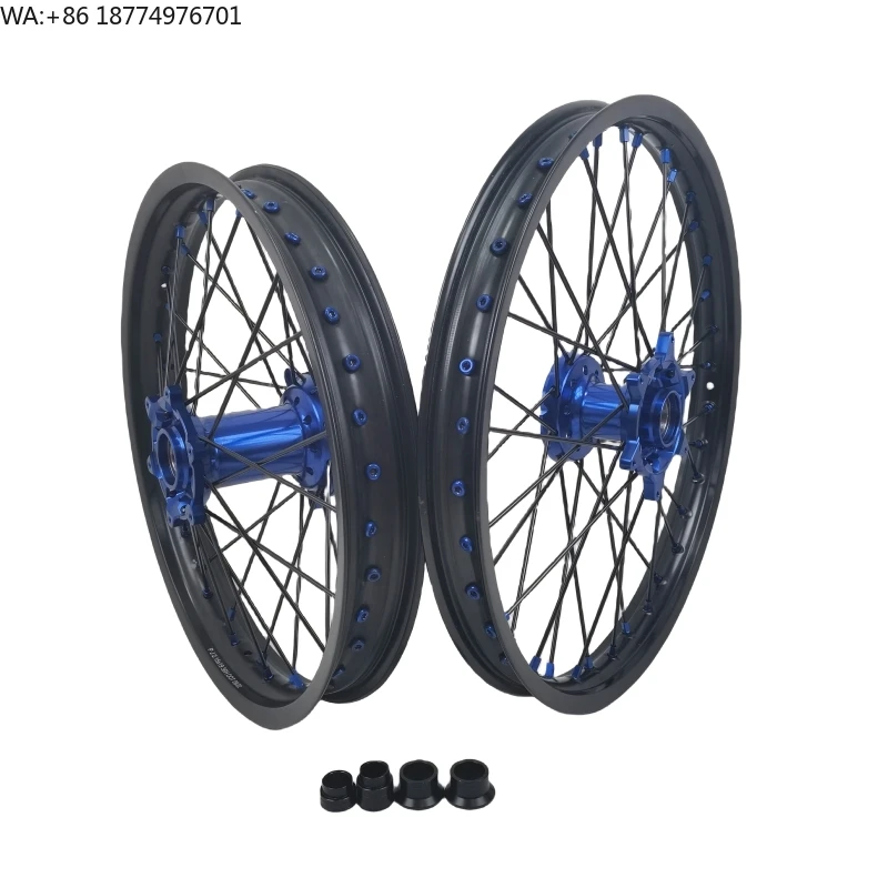 Dirt Bike Motorcycle Wheels SET  21/19/18 Wheel Set for YZ/YZF125/250 250F 450F 250X Motocross Wheels