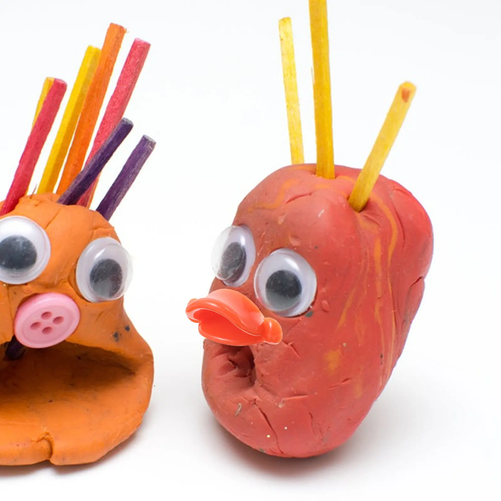 

Набор для творчества «Утиный клюв», 20 шт., маленькие желтые уточки, комплект материалов для изготовления животных, аксессуары для поделок, развивающие художественные проекты