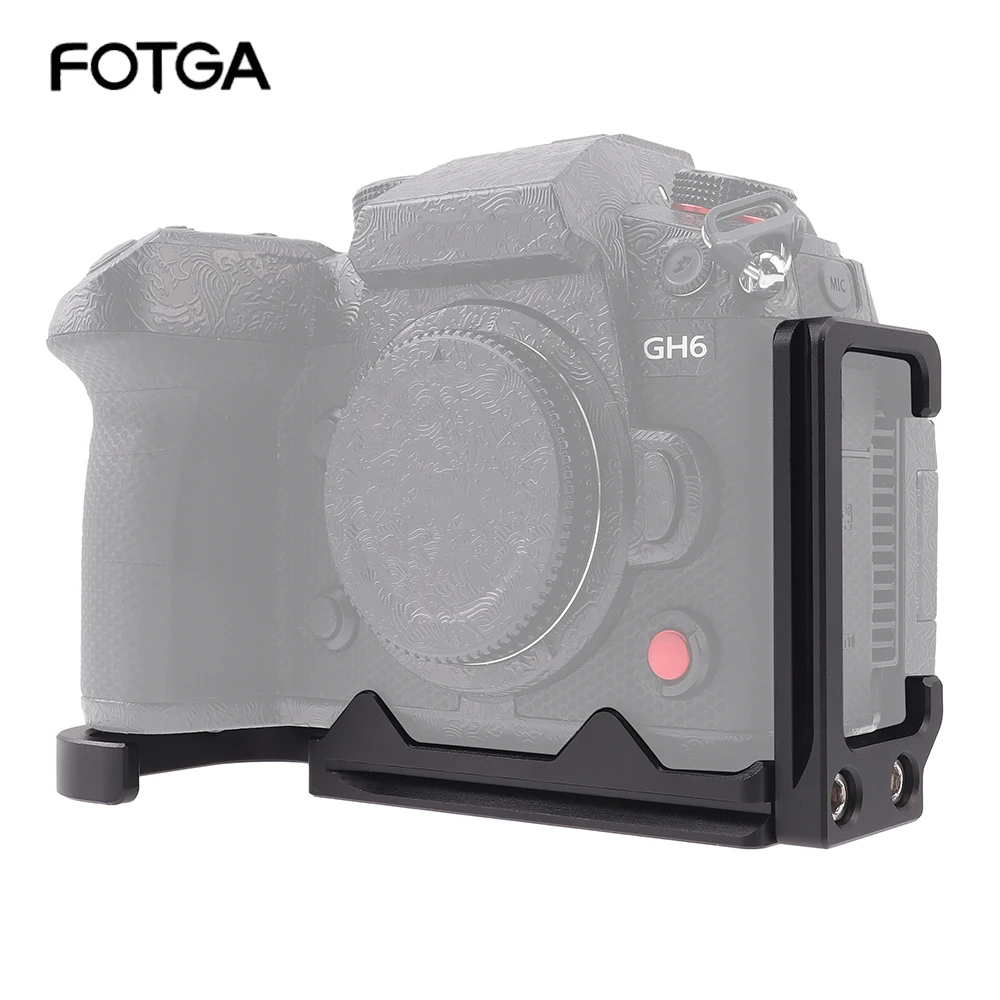 

FOTGA Camera QR Plate Hand Grip Quick Release Plate Vertical Bracket for Panasonic Lumix GH6 GH7 Tripod Camera Professional lens