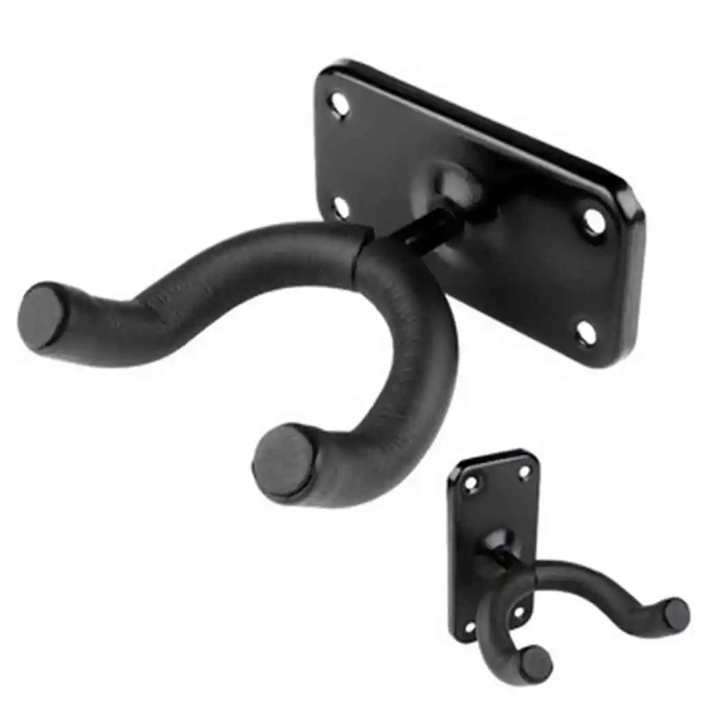 

Metal Guitar Hanger Hook Wall Mount Non-slip Holder Stand for Guitar Ukulele Violin Bass Guitar Instrument Rack Bracket