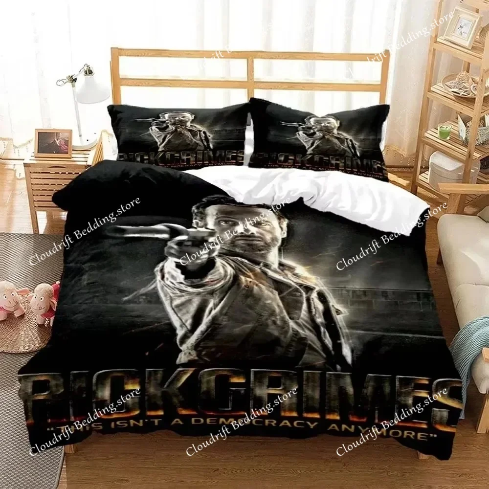 Horror Die Walking Dead Printed Bedding Set Luxury Queen Bedding Set Soft And Comfortable Customized Bedding Set For Boy