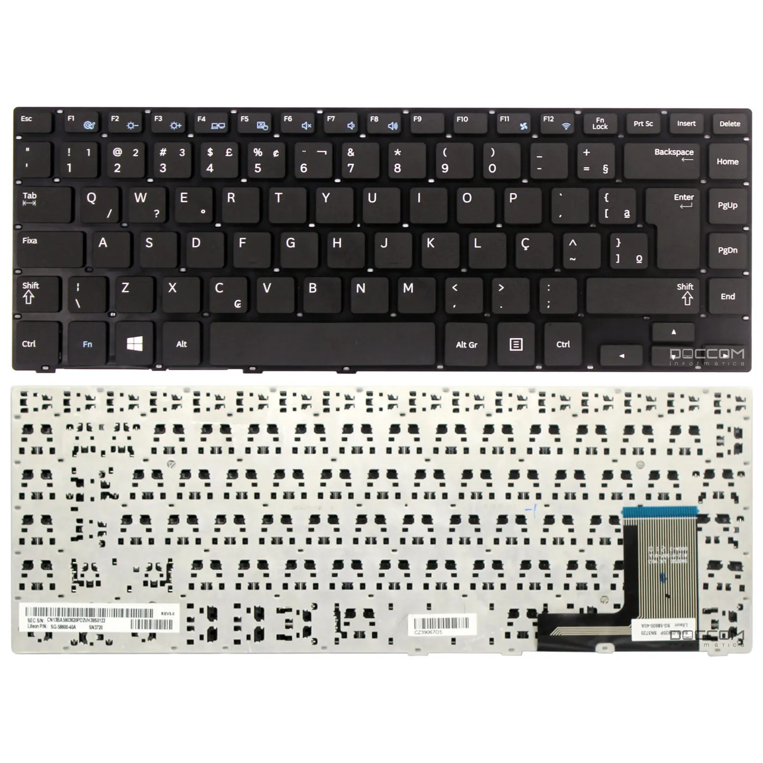 Compatible Keyboard Notebook Samsung Np370r4e Np370r4v Np470r4e-kd1br Np450r4v Np470r4e Np530u4e Np450r4e Np540u4e Notebook