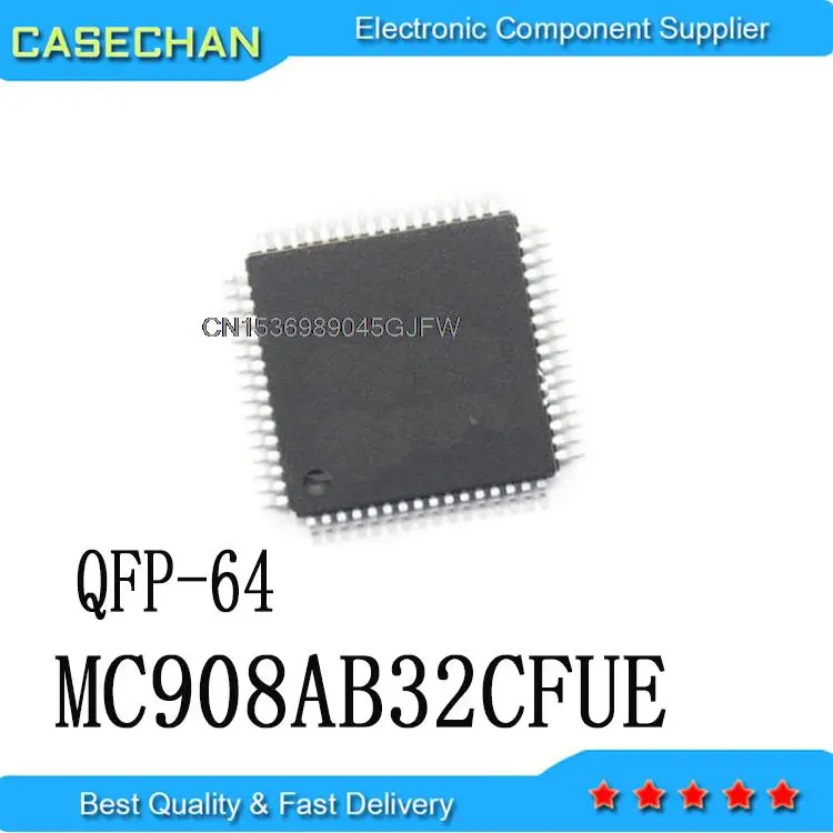 

10PCS New and Original MC908AB32 GOOD QUALITY QFP-64 MC908AB32CFUE