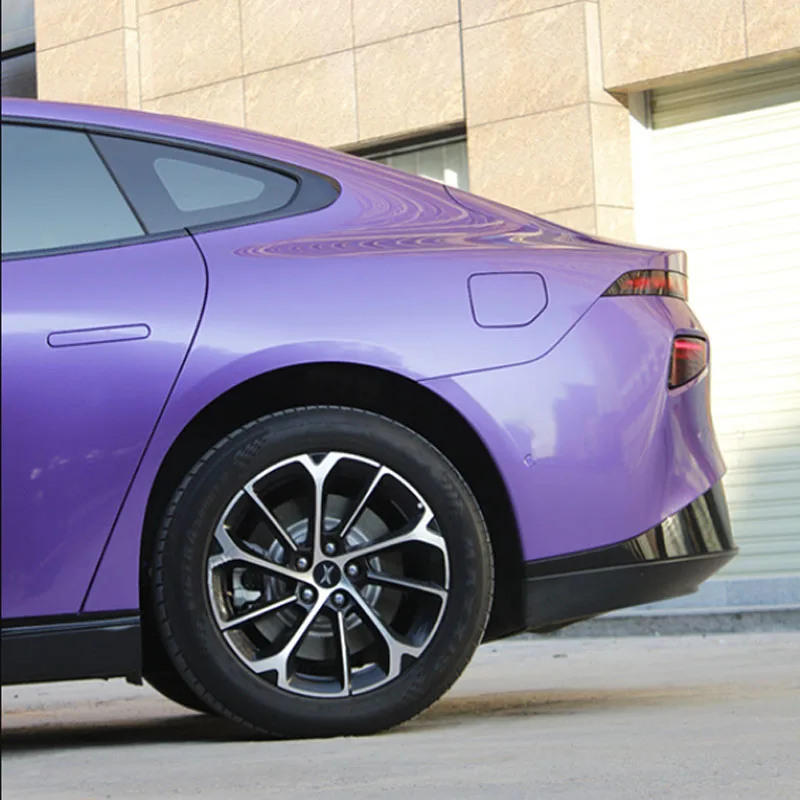 

Highest Quality PET Liquid Gloss Metallic Veola Purple Vinyl Wrap Metal Violet Car Wrapping Film with Air Release Free