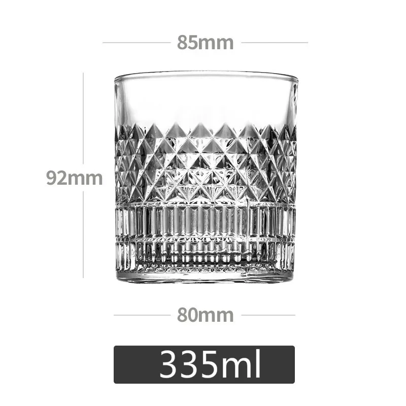 Verre à whisky transparent pour la maison, verre à vin créatif français ou spiritueux, verre à bière