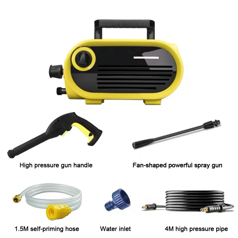 1200W High Pressure Washer 220V Car Wash Machine Car Polish Water Gun Mini Washing Machine CAR WASH TOOL Karcher CTKHome