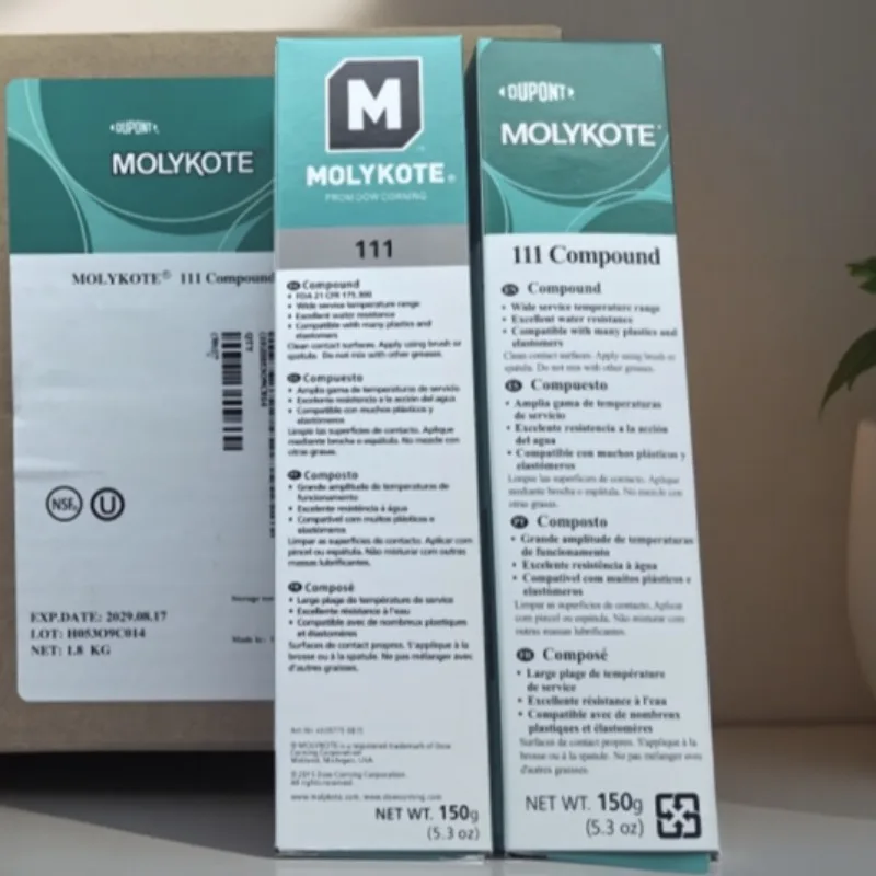 Everbright Store DC111 Valve Lubricant MOLYKOTE 111 Food Grade Silicone Grease O-Ring Sealing Grease