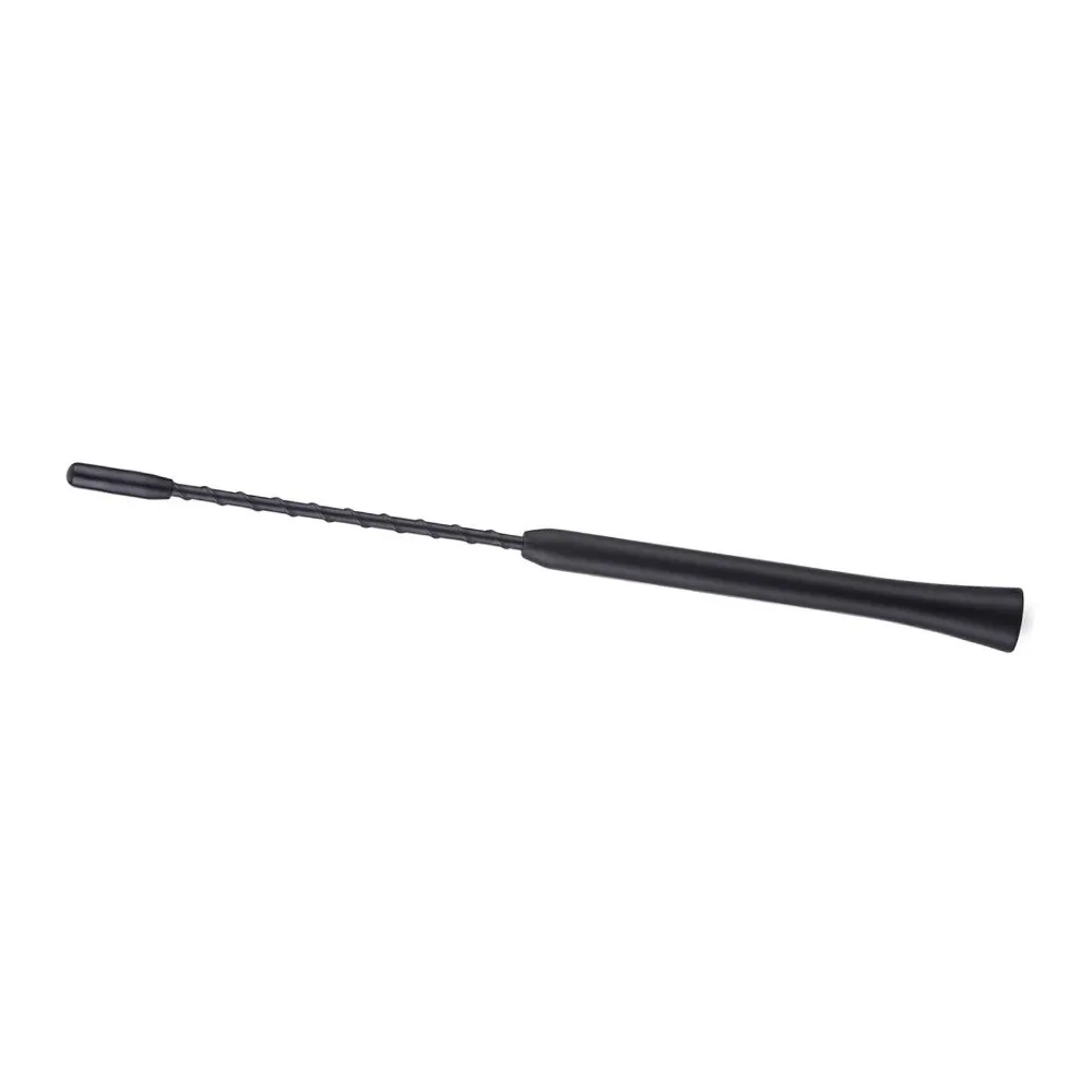 9 Inches Car Antenna Mast Universal Car Antenna Flexible AM FM Antenna Black Car Antenna with Screw Adapters Roof Mount Antenna