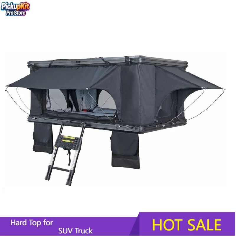 

Premium Double Layer Hard Shell Rooftop Quick Open Waterproof Heavy-Duty 300kg Load Capacity for SUV Truck