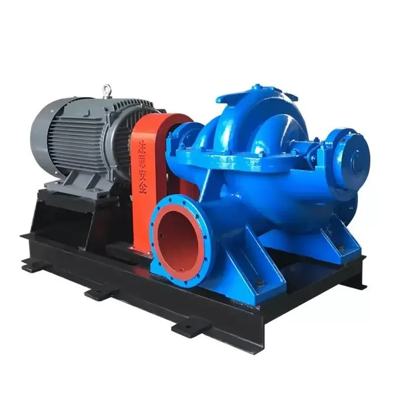 Double Suction Horizontal Split Case Centrifugal Pump Large Flow Water Pump Split Case Pump