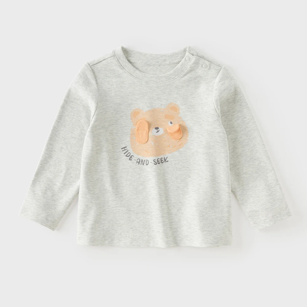 Dave Bella Boys Long Sleeve T-shirt for Children Spring Autumn Pullover Cartoon Bottom Top Casual Outdoor Clothes DB3263530