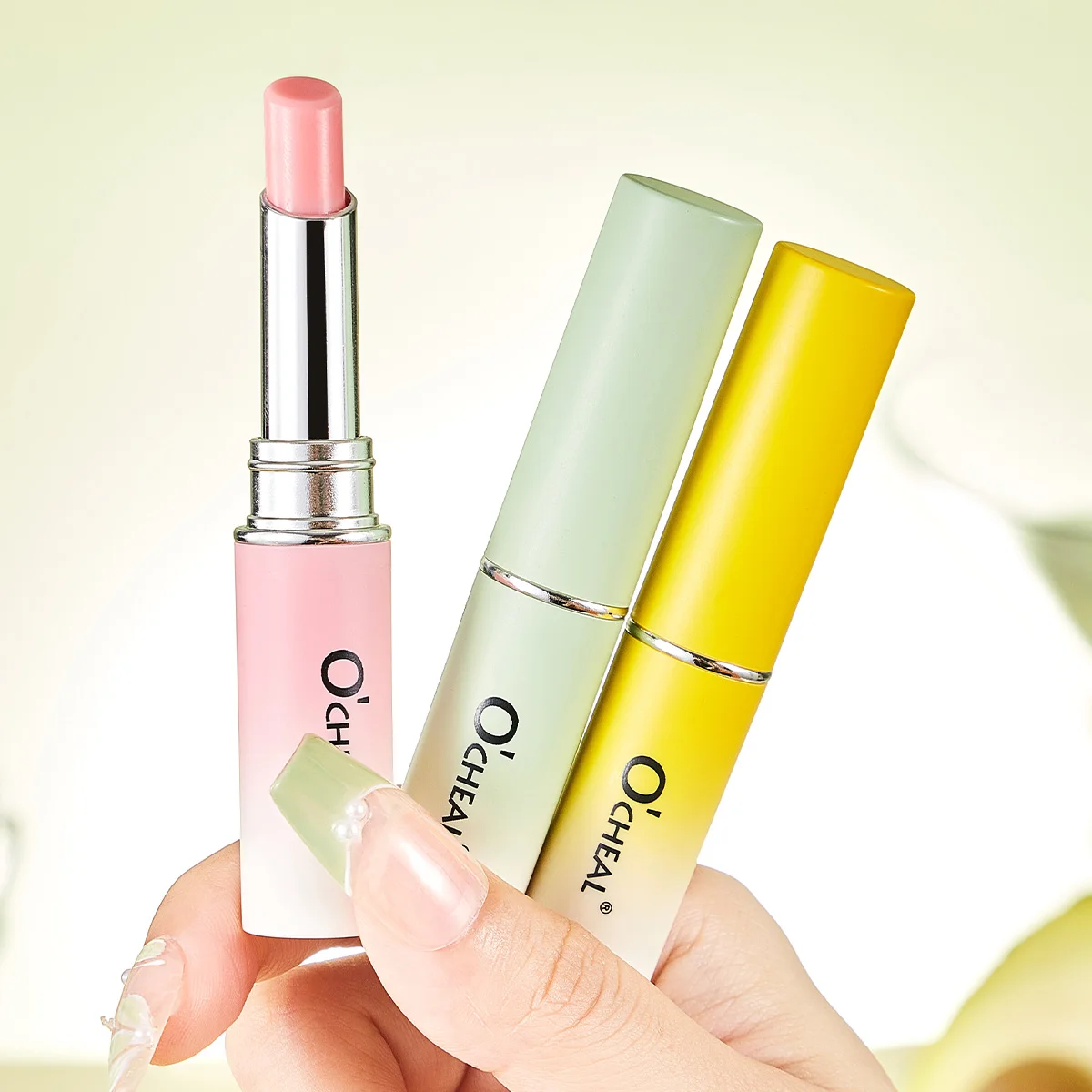 Bálsamo labial Ocheal, hidratante nutritivo, cambio de temperatura, lápiz labial suave y delicado, aceite Anti agrietamiento seco, belleza para