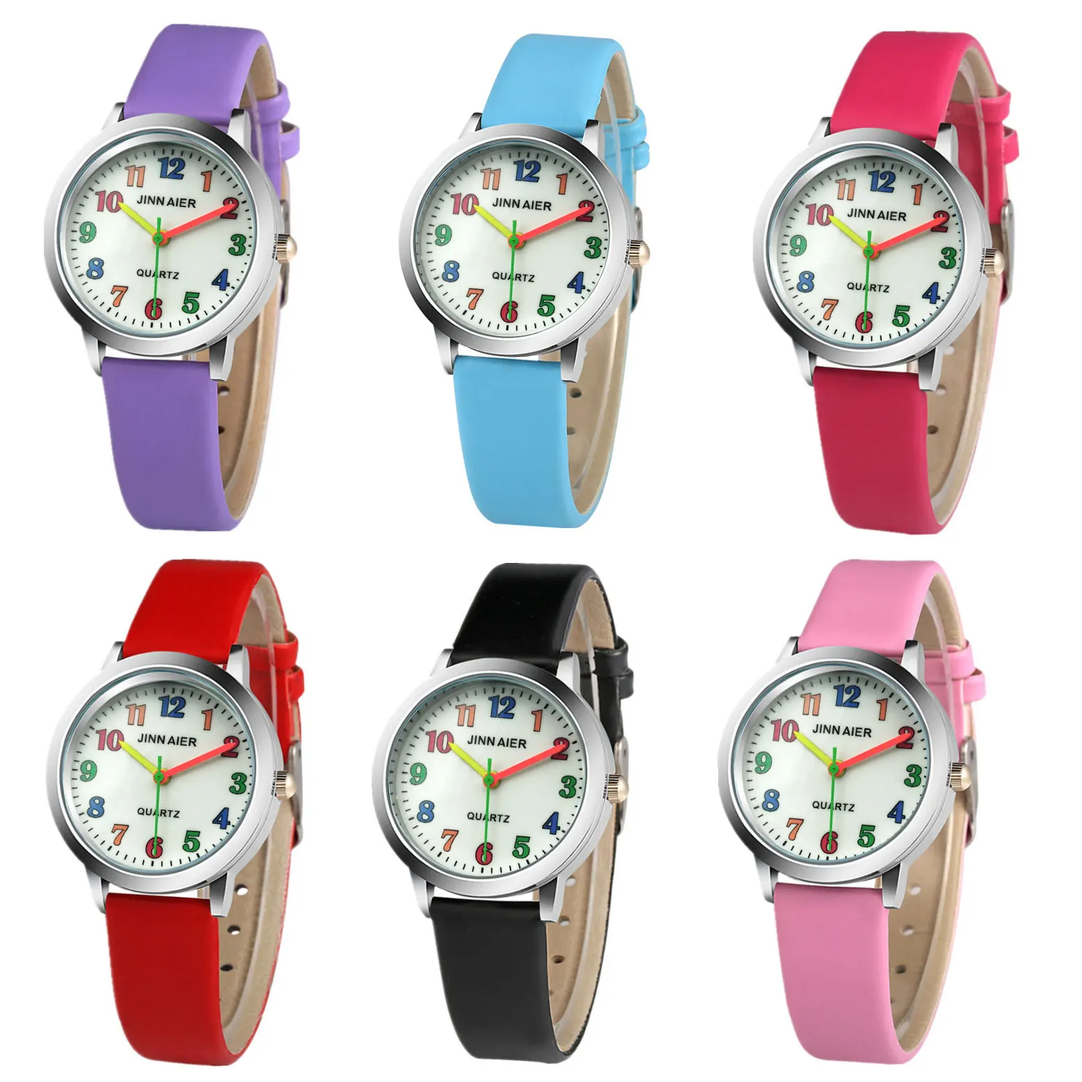 Creative New Kids Watch Cute Cartoon Insect Silicone Quartz Waterproof Watch Free Strap for Boys and Girls Relogio Infantil