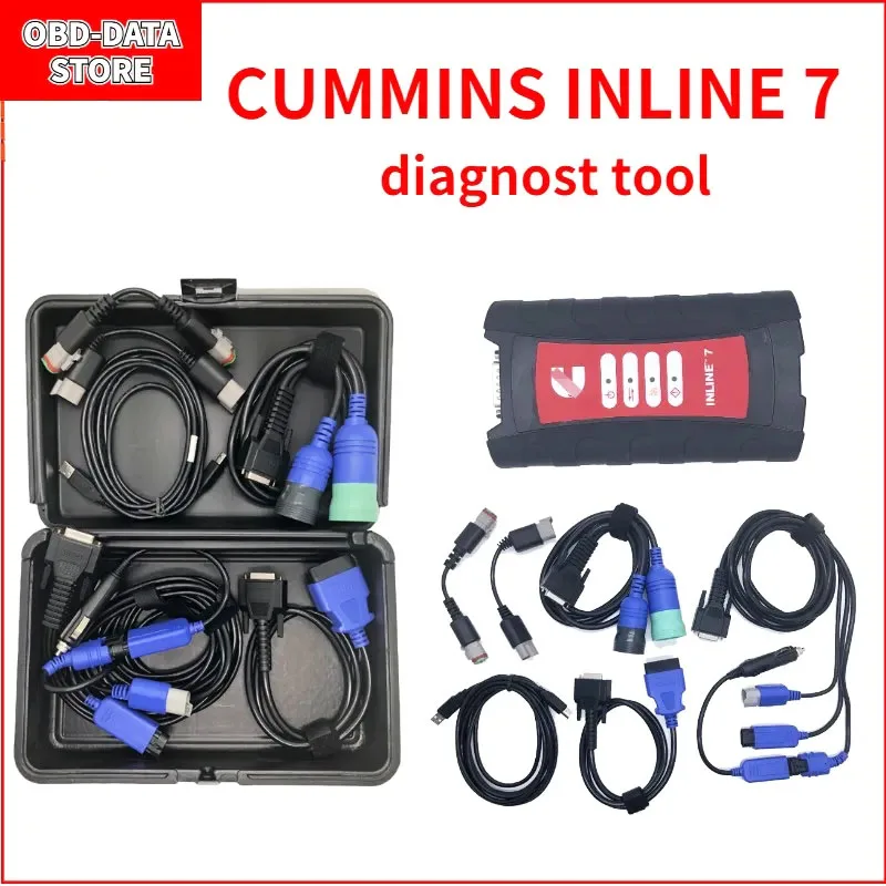 for Cummins INLINE 7 Data Link Adapter for Cummins Truck Diagnostic Tool With for Cummins Insite 8.9 Software With computer CF53