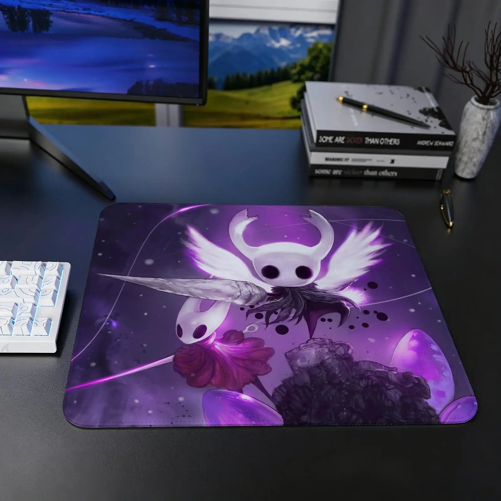 Hollow Knight Silksong Mouse Pad Regular gaming mouse pad S/M/L size Office mouse pad Laptop desk mat Stitched edge mouse pad