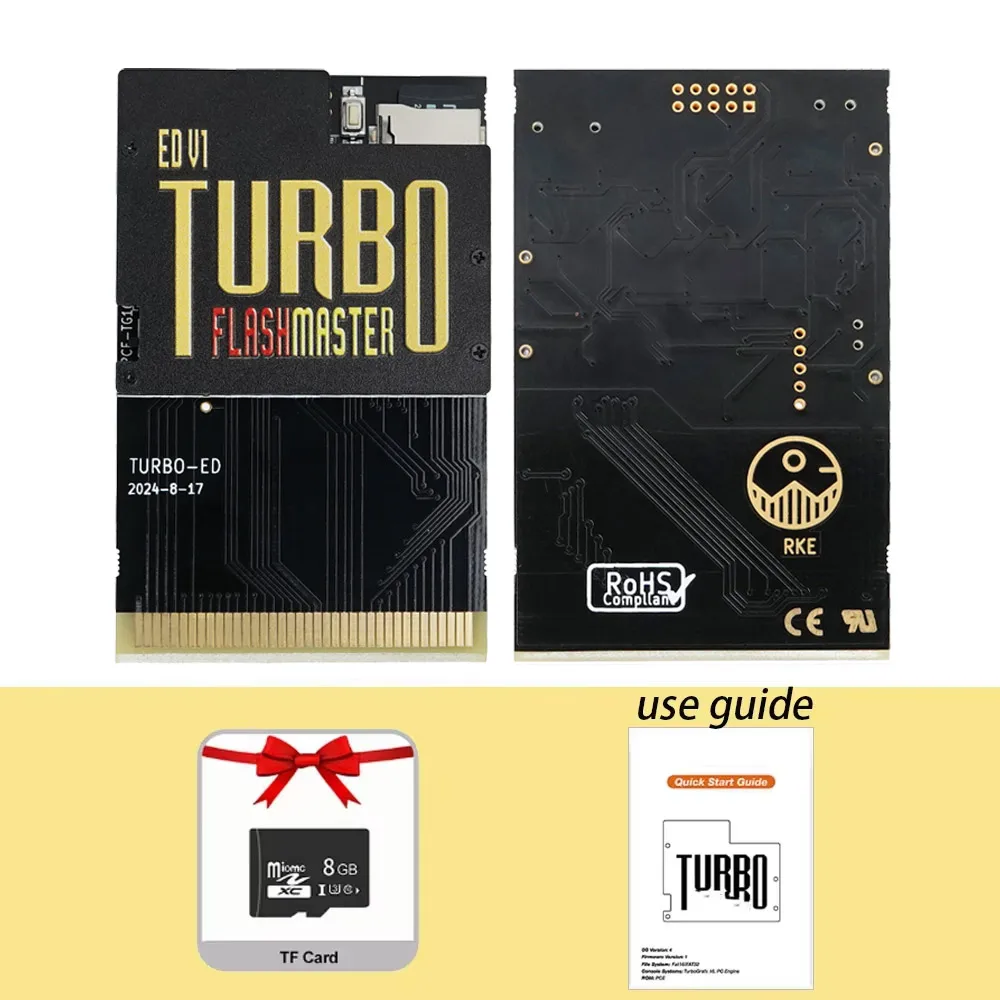 Karta do gier TURBO ED PCE 1000 w 1 do konsoli PC-Engine Turbo GrafX i Turbo GrafX — zdjęcie produktu 7