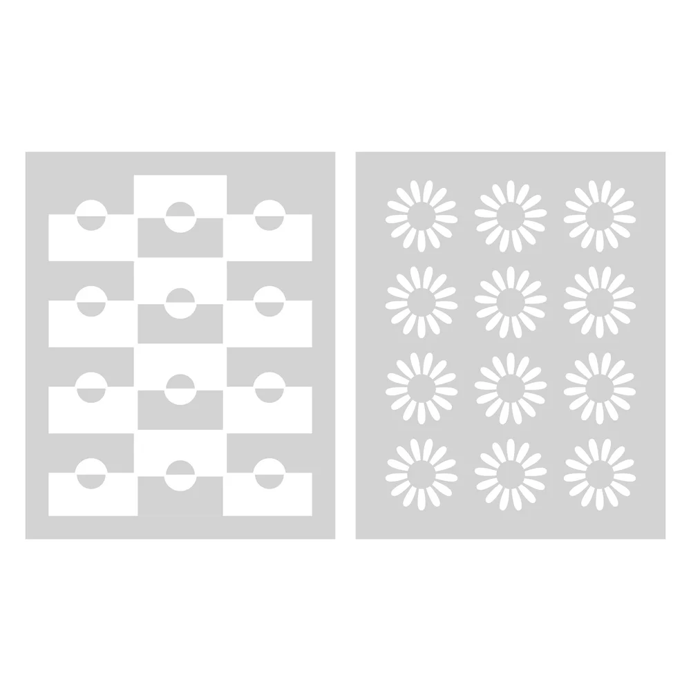 

New Drawing Flirty Blooms Layered Stencils for DIY Scrapbooking Photo Album Decoration Embossing Paper Card Stencil Template