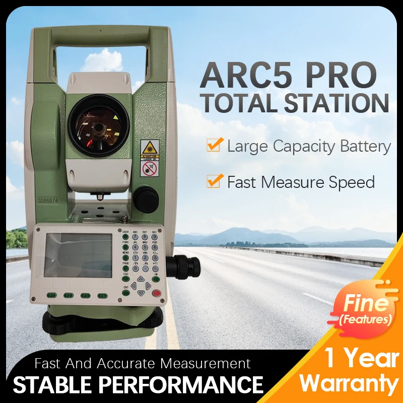 

Высококачественный тахеометр SANDING ARC5-PRO без призма 1000 м с USB-портом BlueTooth для тахеометра с точностью 2 дюйма