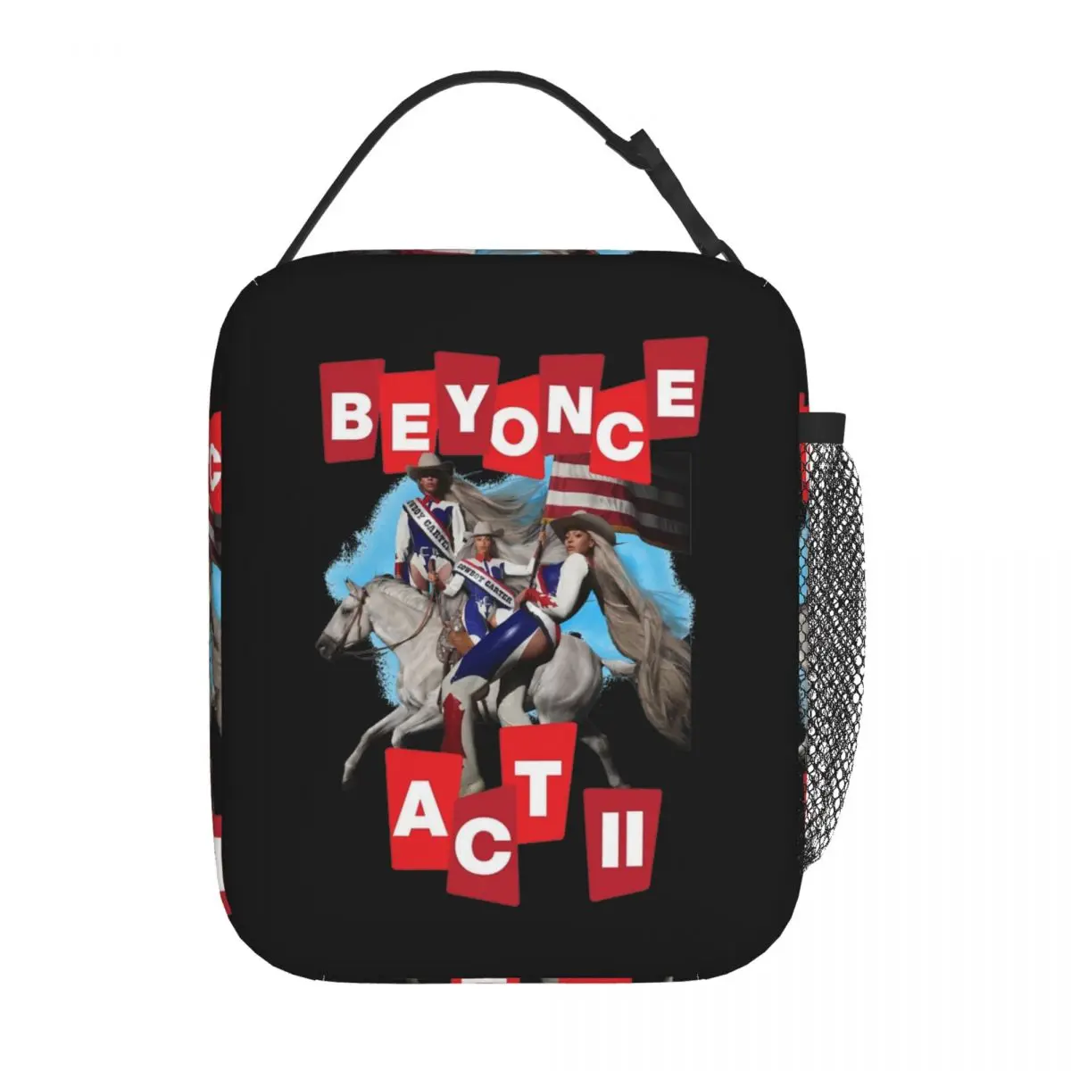 Beyonce Cowboy Carter 2024 Music Tour Accessories Insulated Lunch Bag For School Food Storage Bag Portable Thermal Lunch Boxes