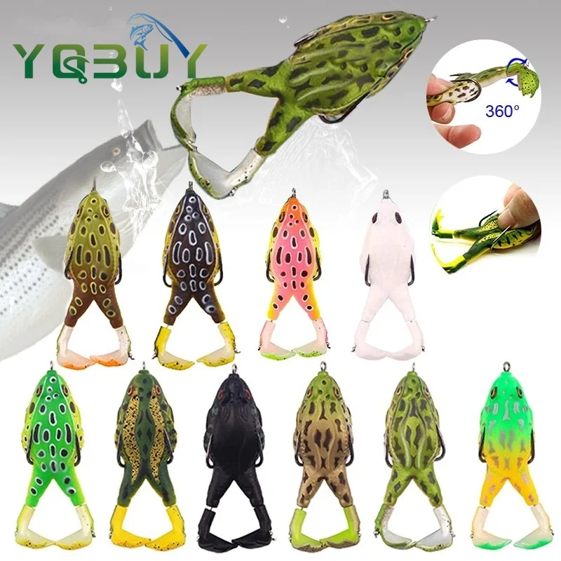 

Fishing Lure Rotating Leg 8.4g/13.6g/16.6g Thunder Frog Lure TThunder Frog Bait