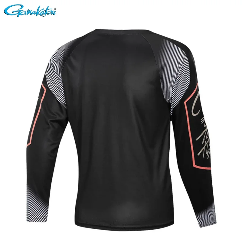 Gamakatsu Men Fishing Clothing Ultrathin Long Sleeve Sunscreen Anti-UV Breathable Summer Fishing Clothes M-3XL Fishing Shirts